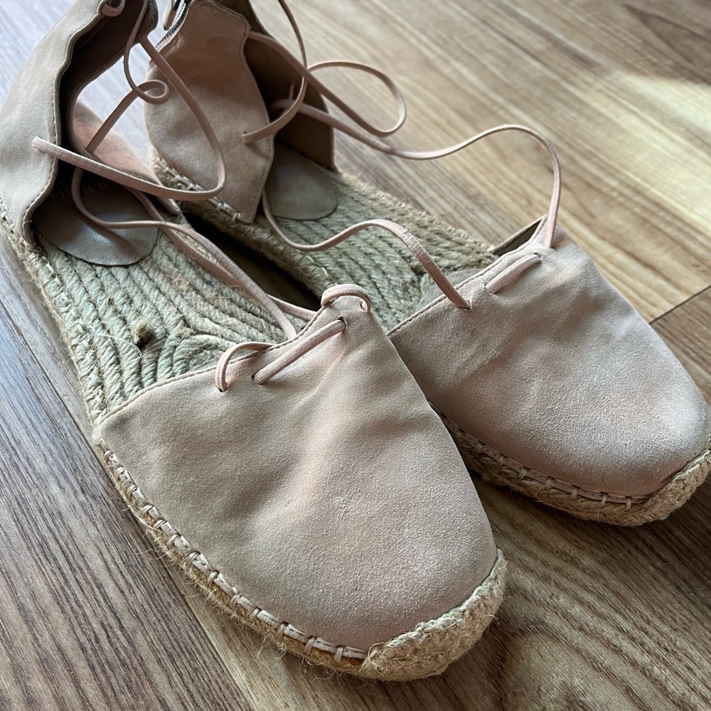 Eileen Fisher Leather Lace-Up Espadrille
Sandal Toffee Cream Size 10 - Picture 7 of 11